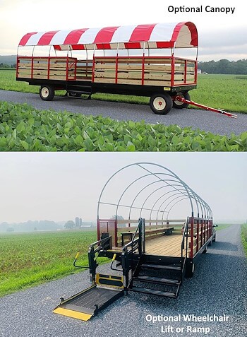 Customizable Hayride Wagons